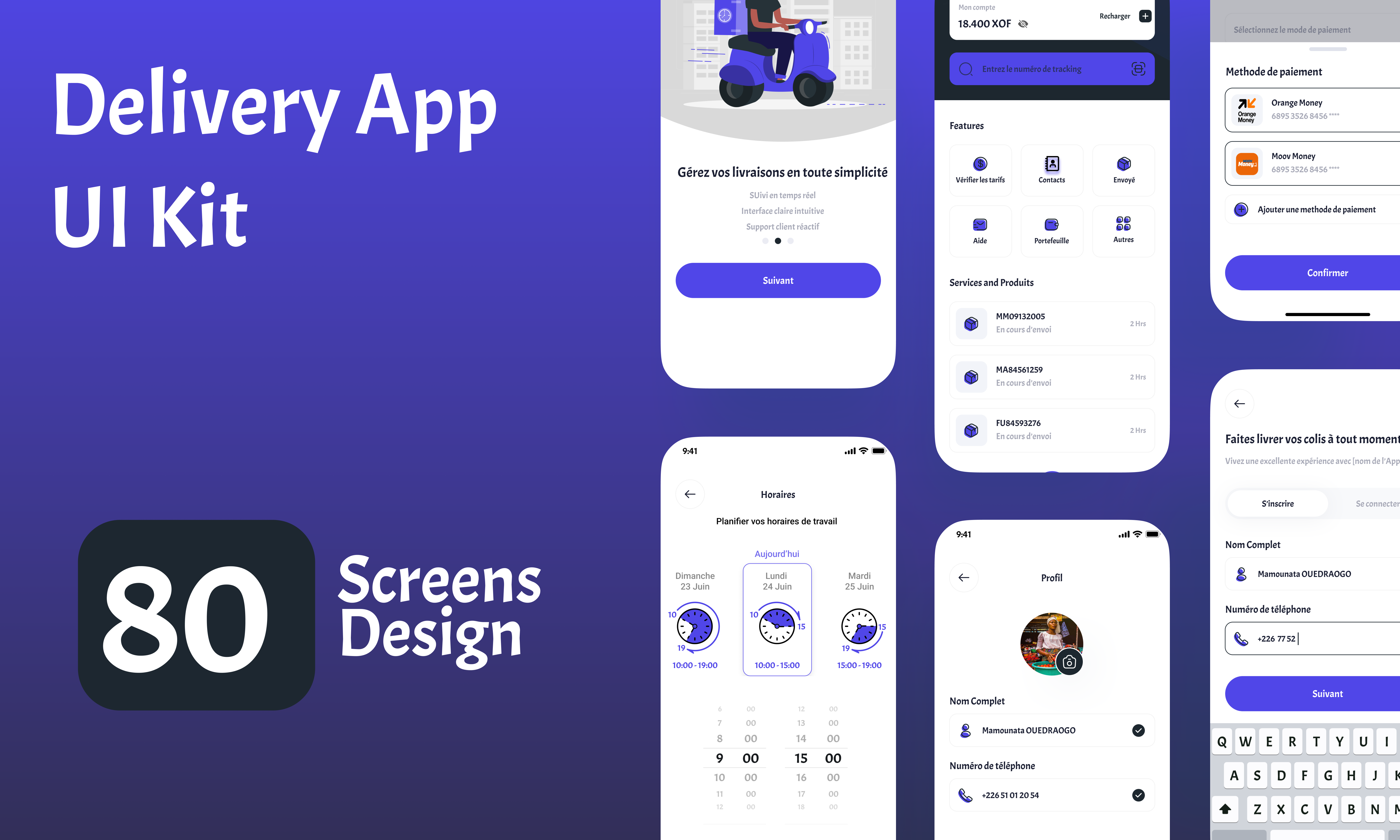 Delivery App UI Kit